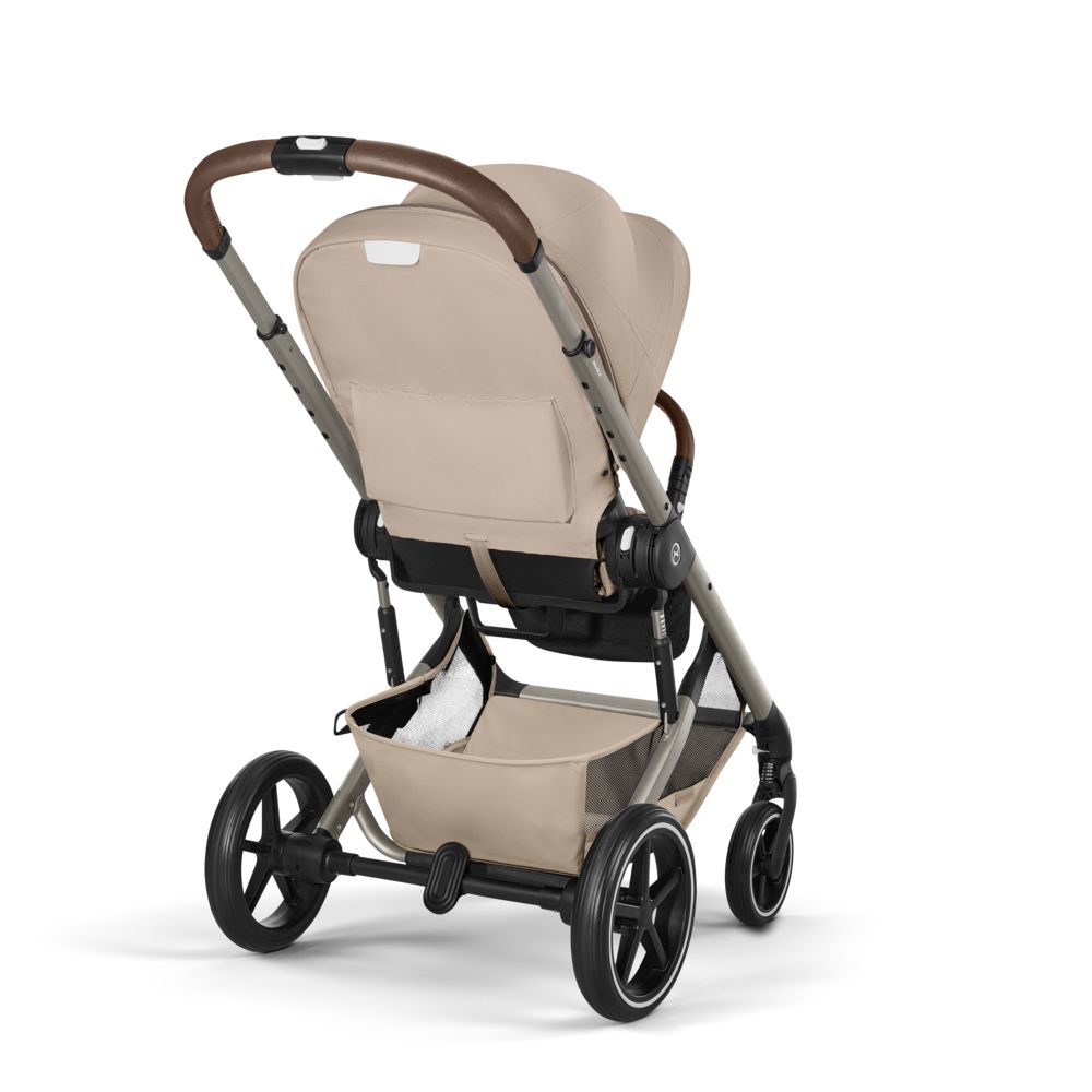 NEW Коляска Cybex Balios S LUX 2026 Almond Beige с дождевиком