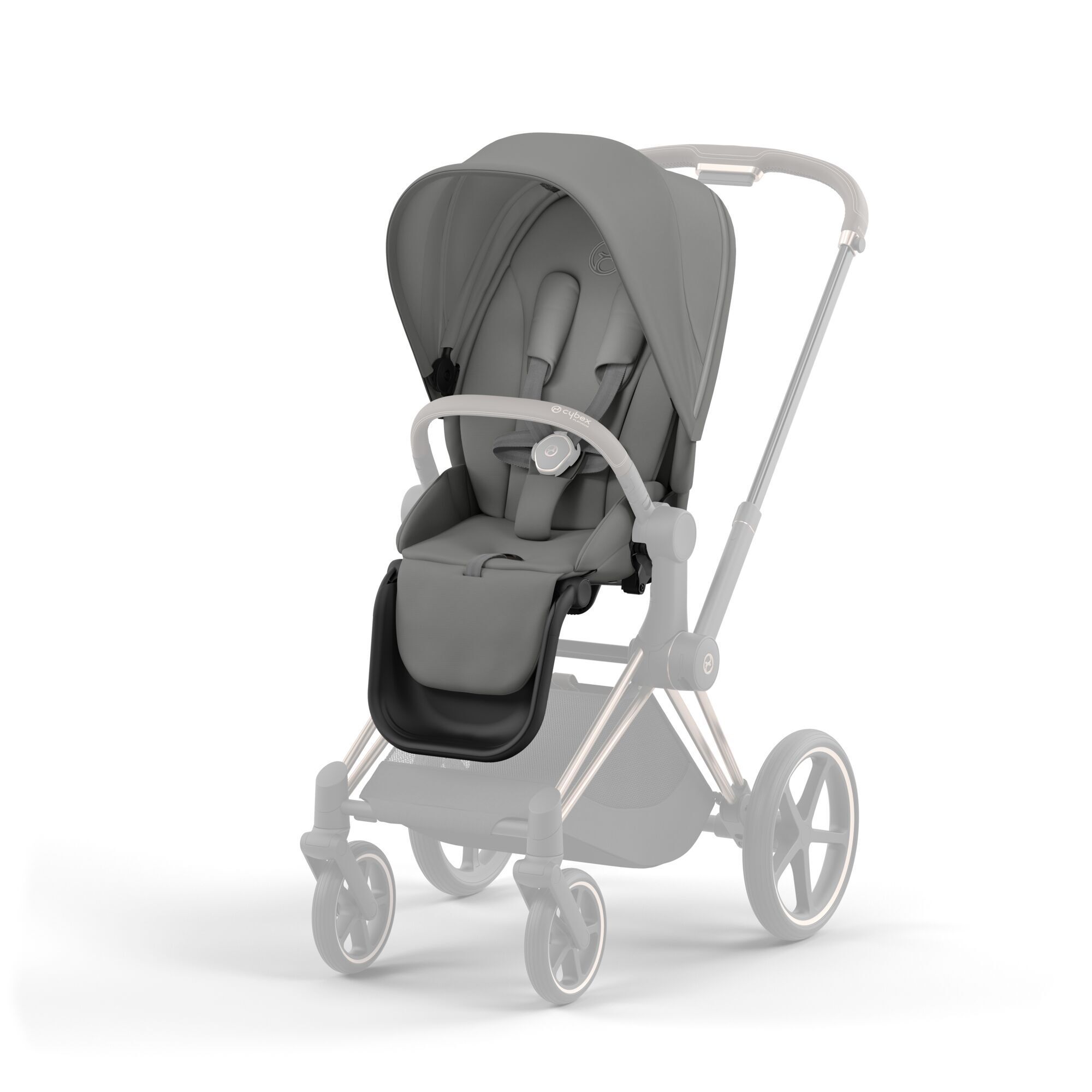 Коляска CYBEX Priam IV Rosegold 2 в 1 Mirage Grey