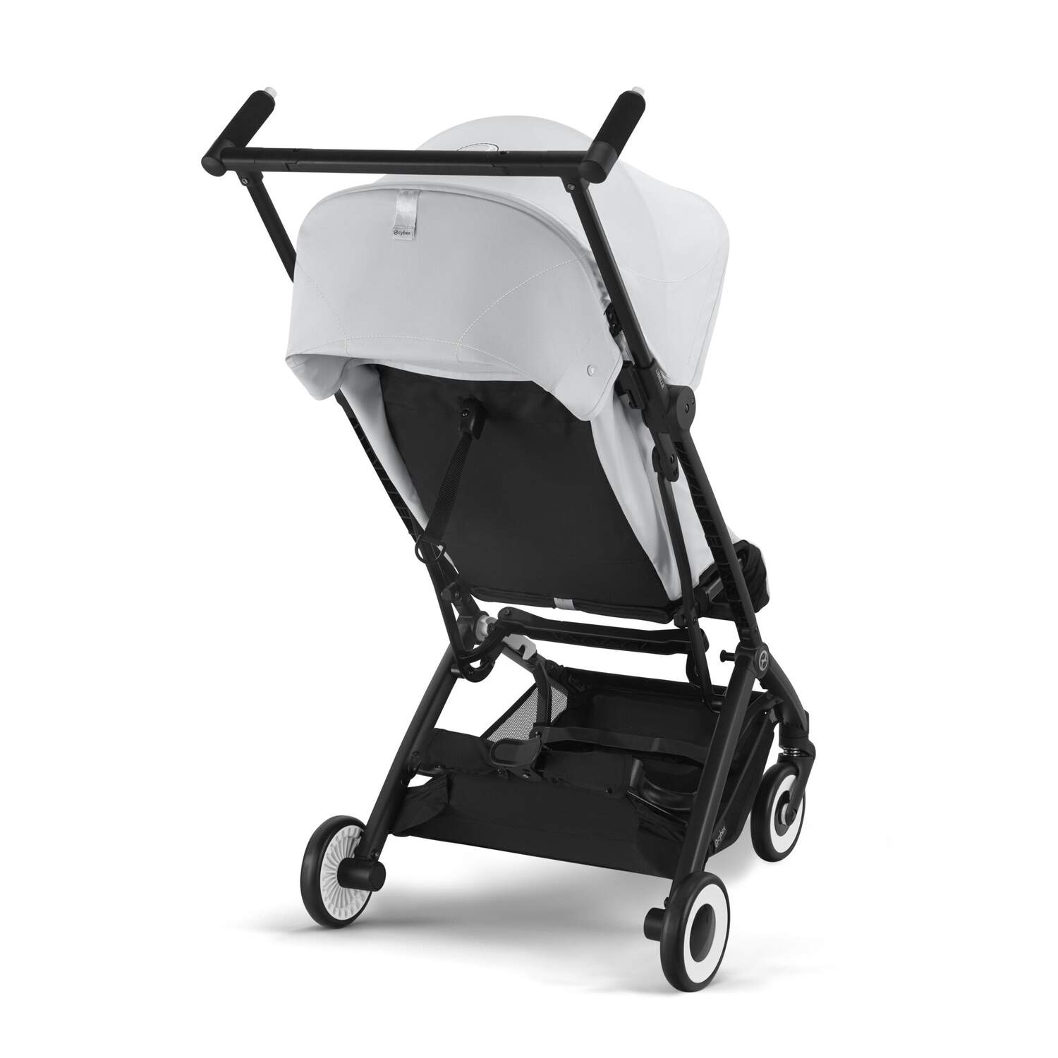 Детская коляска CYBEX Libelle BLK Fog Grey с дождевиком и бампером