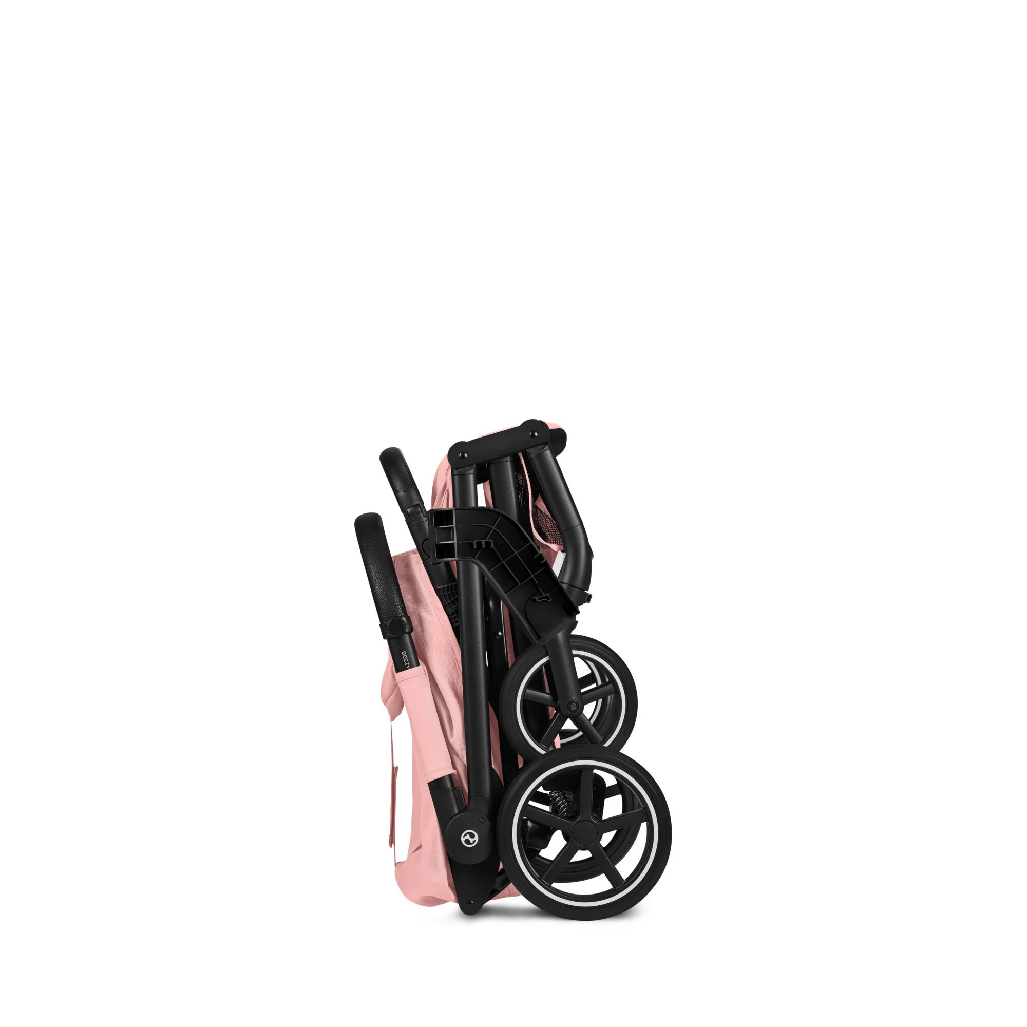Коляска Cybex Beezy Candy Pink 2026 с бампером и дождевиком