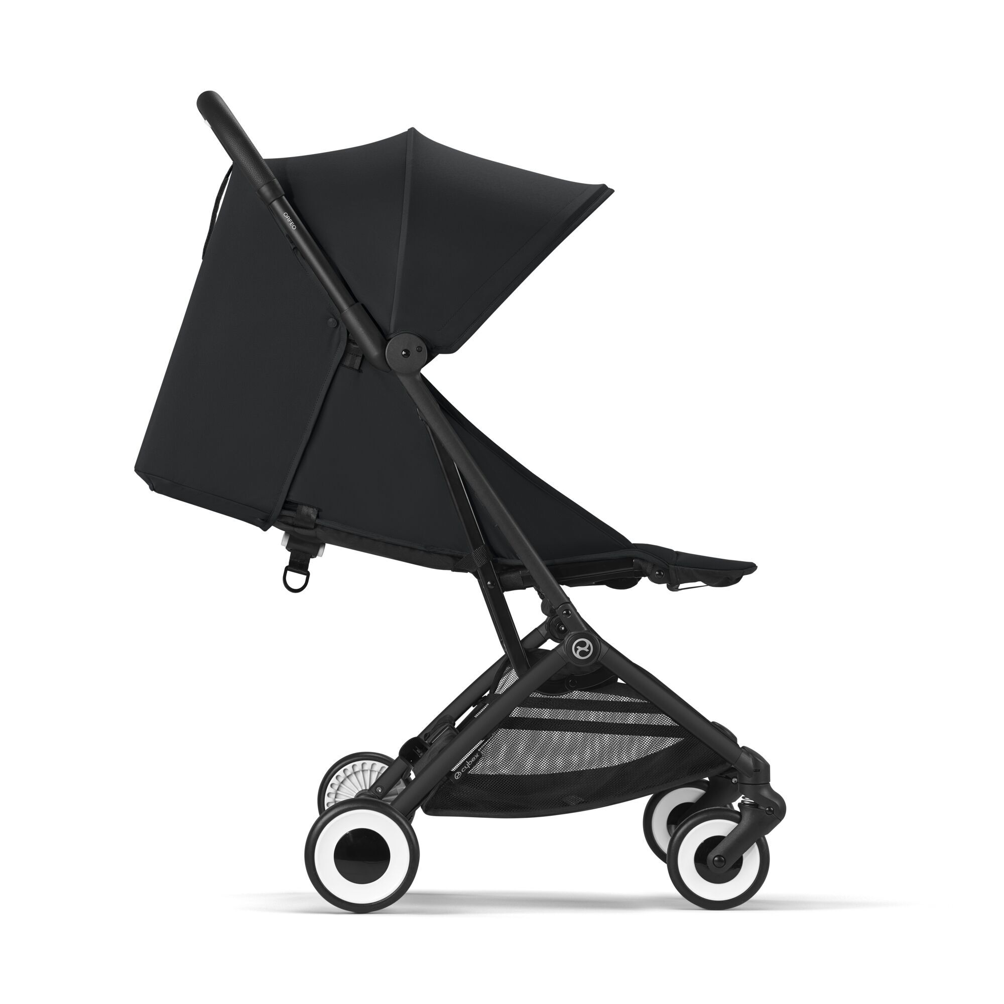 Прогулочная коляска Cybex Orfeo с дождевиком и бампером, BLK Magic Black