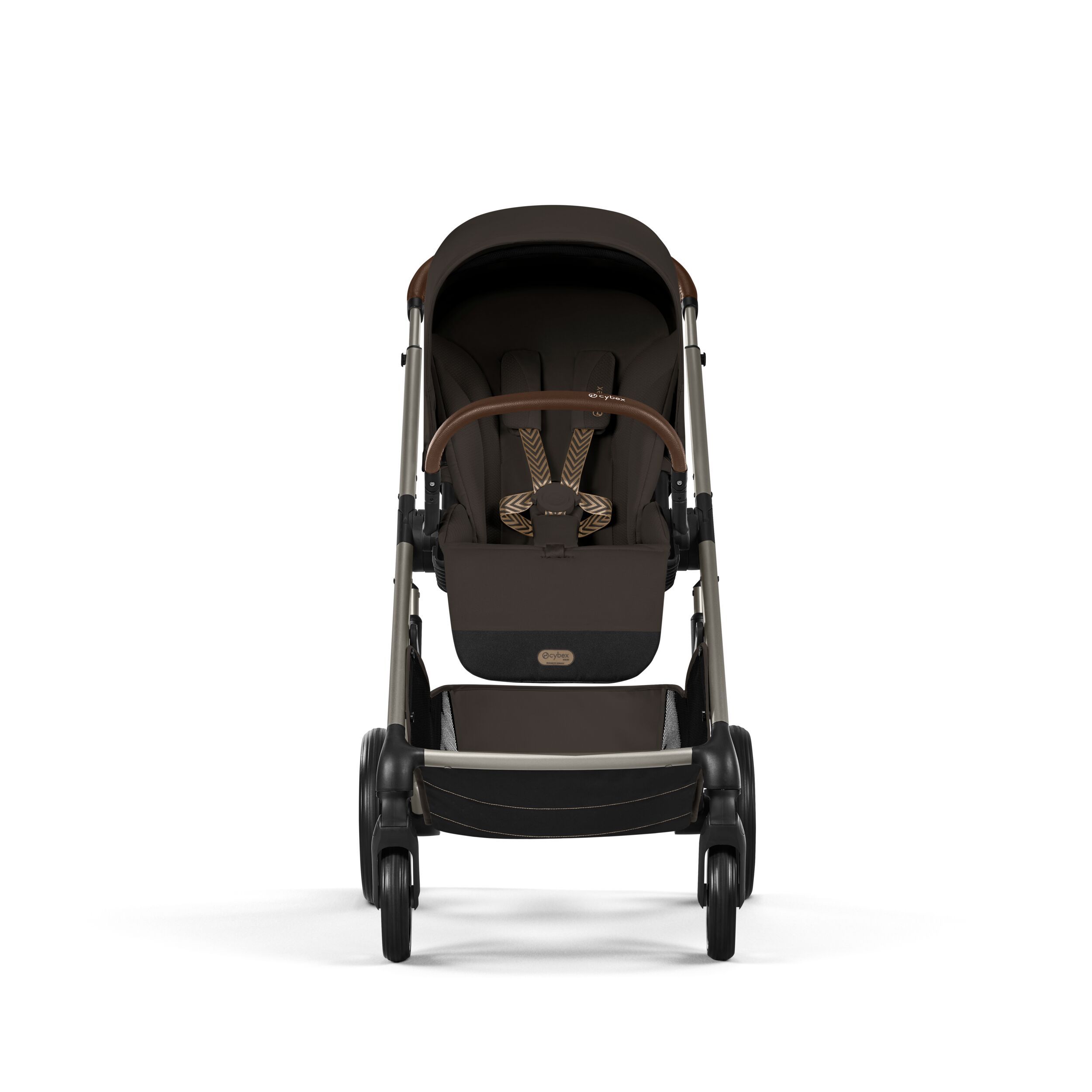 NEW Коляска 2 в 1 Cybex Balios S LUX 2026 Chocolate Brown с дождевиками