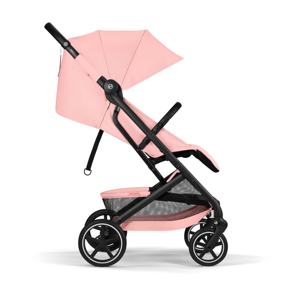 Коляска Cybex Beezy Candy Pink 2026 с бампером и дождевиком