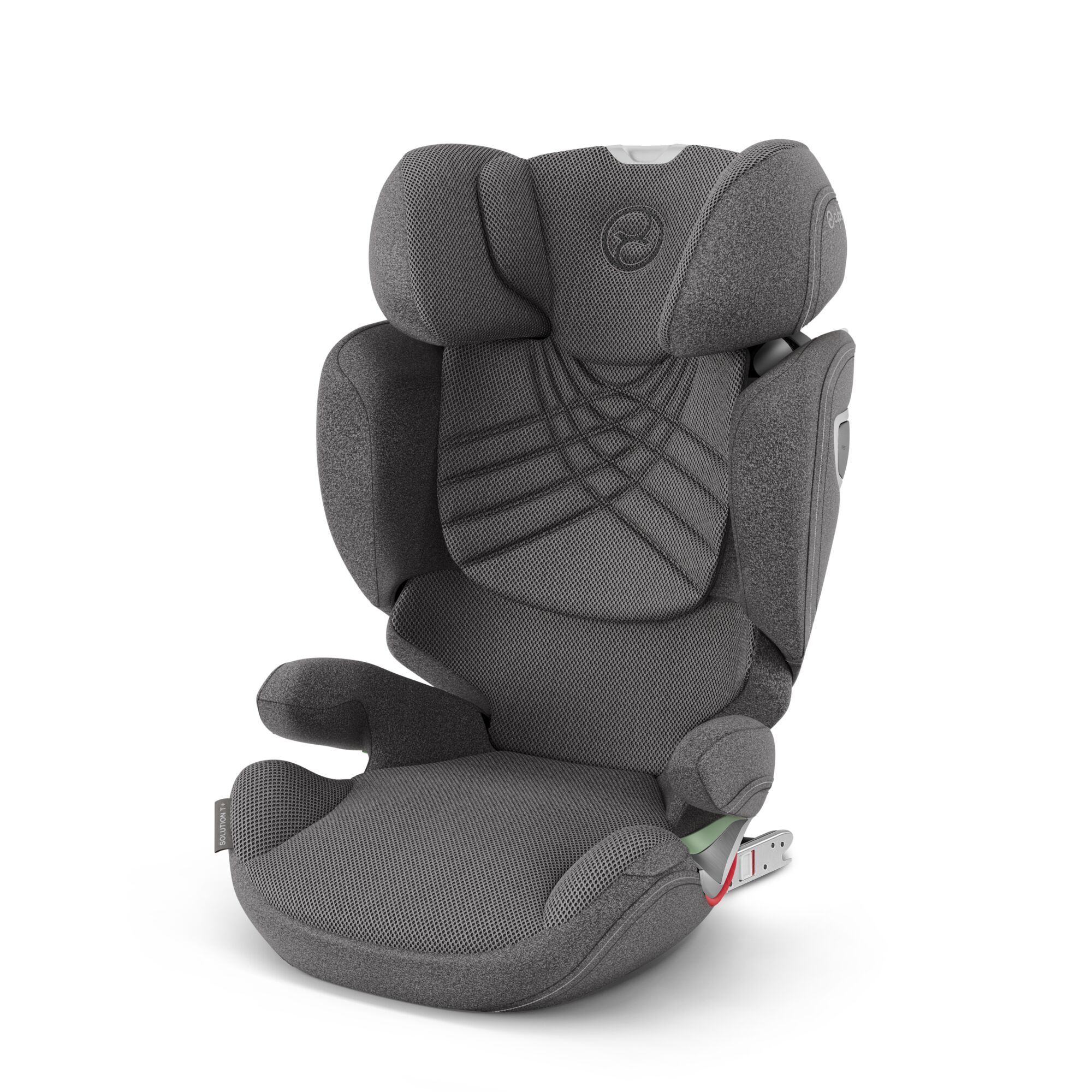 Автокресло Cybex Solution T i-Fix Mirage Grey Plus 3-12 лет (15-36 кг), трансформируется в бустер, Isofix, i-Size R129