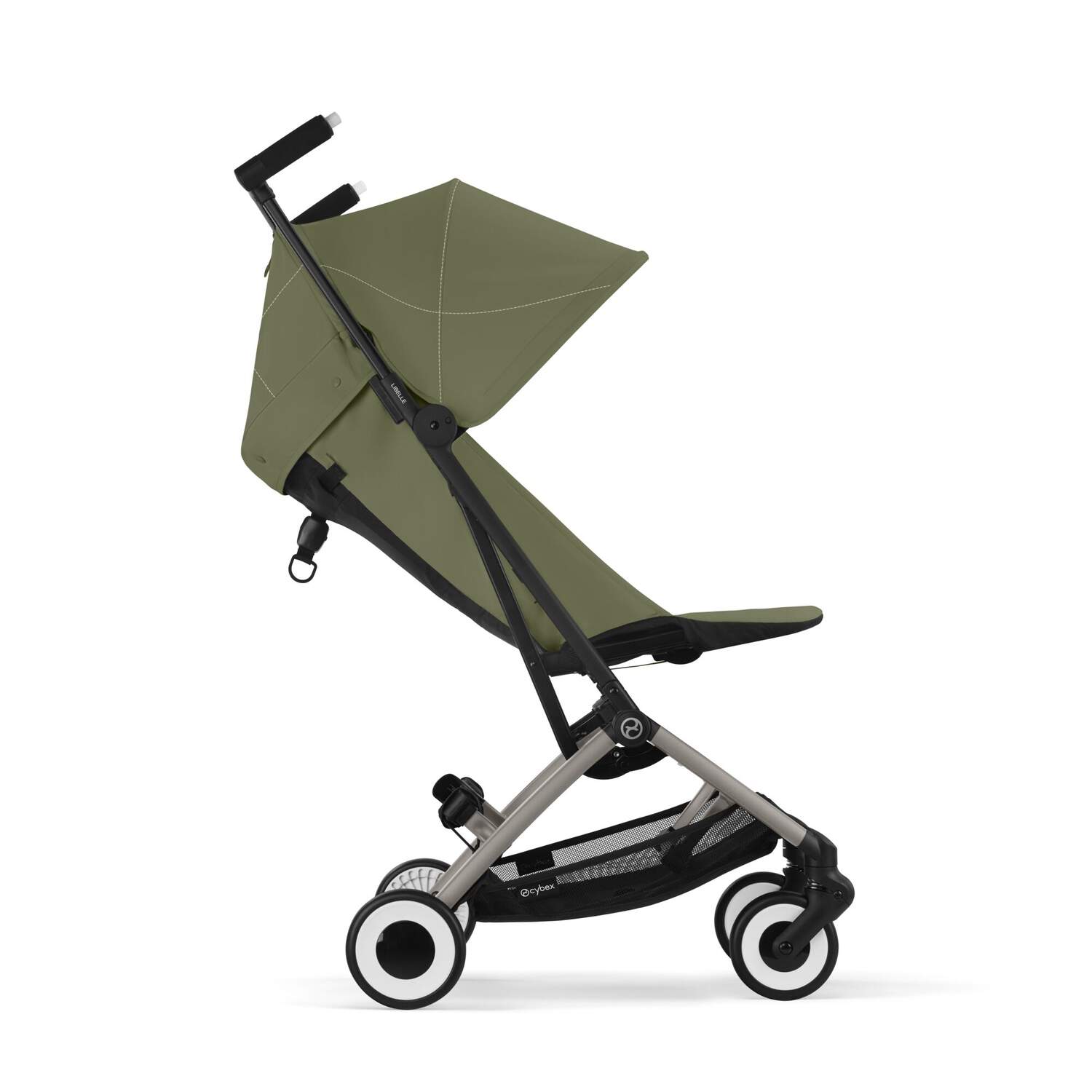 Детская коляска CYBEX Libelle TPE Moss Green с дождевиком и бампером
