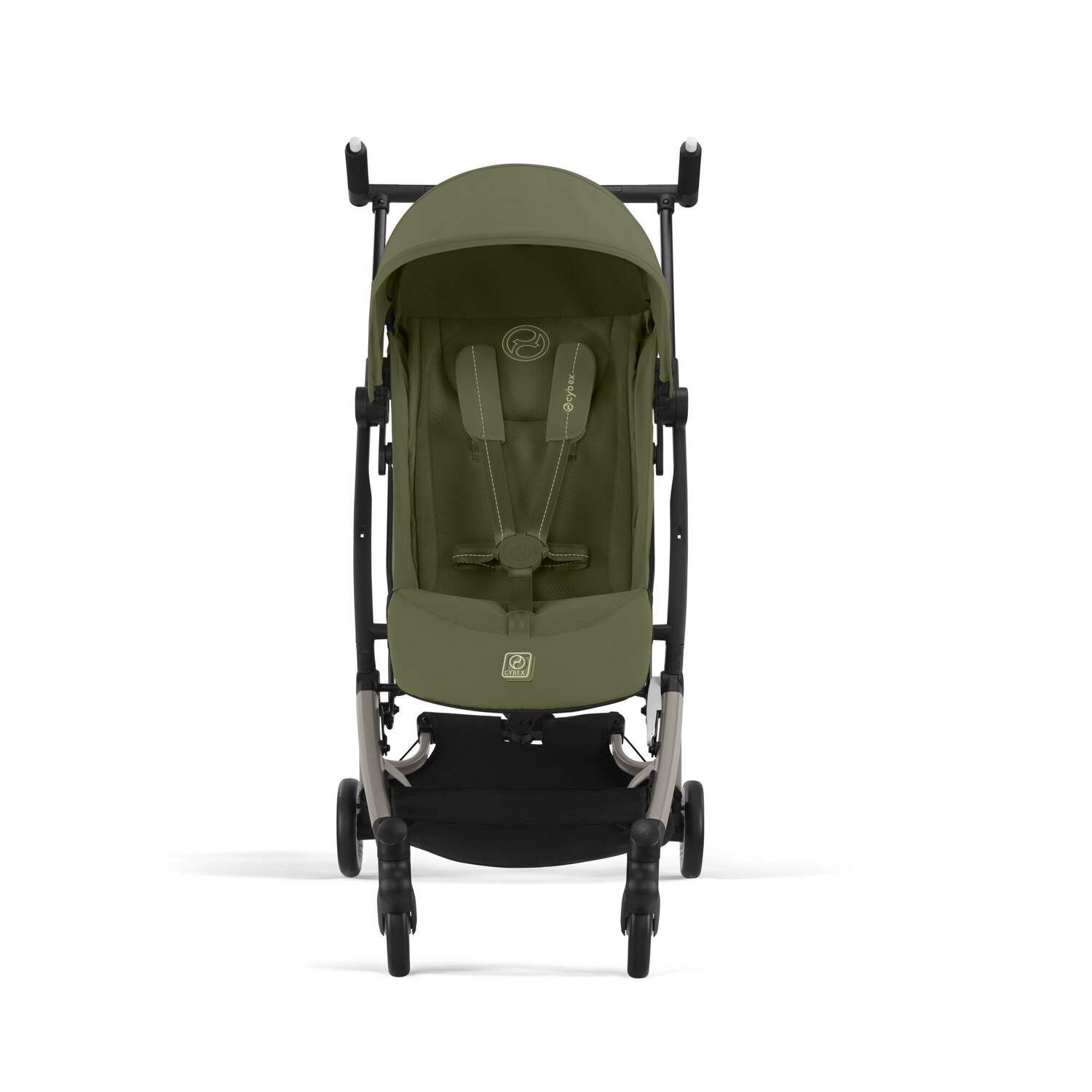 Детская коляска CYBEX Libelle TPE Moss Green с дождевиком и бампером