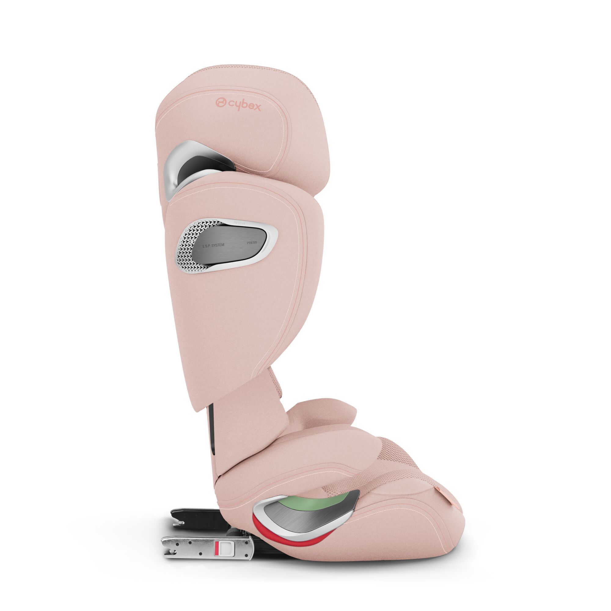 Автокресло Cybex Solution T i-Fix Peach Pink Plus 3-12 лет (15-36 кг), трансформируется в бустер, Isofix, i-Size R129