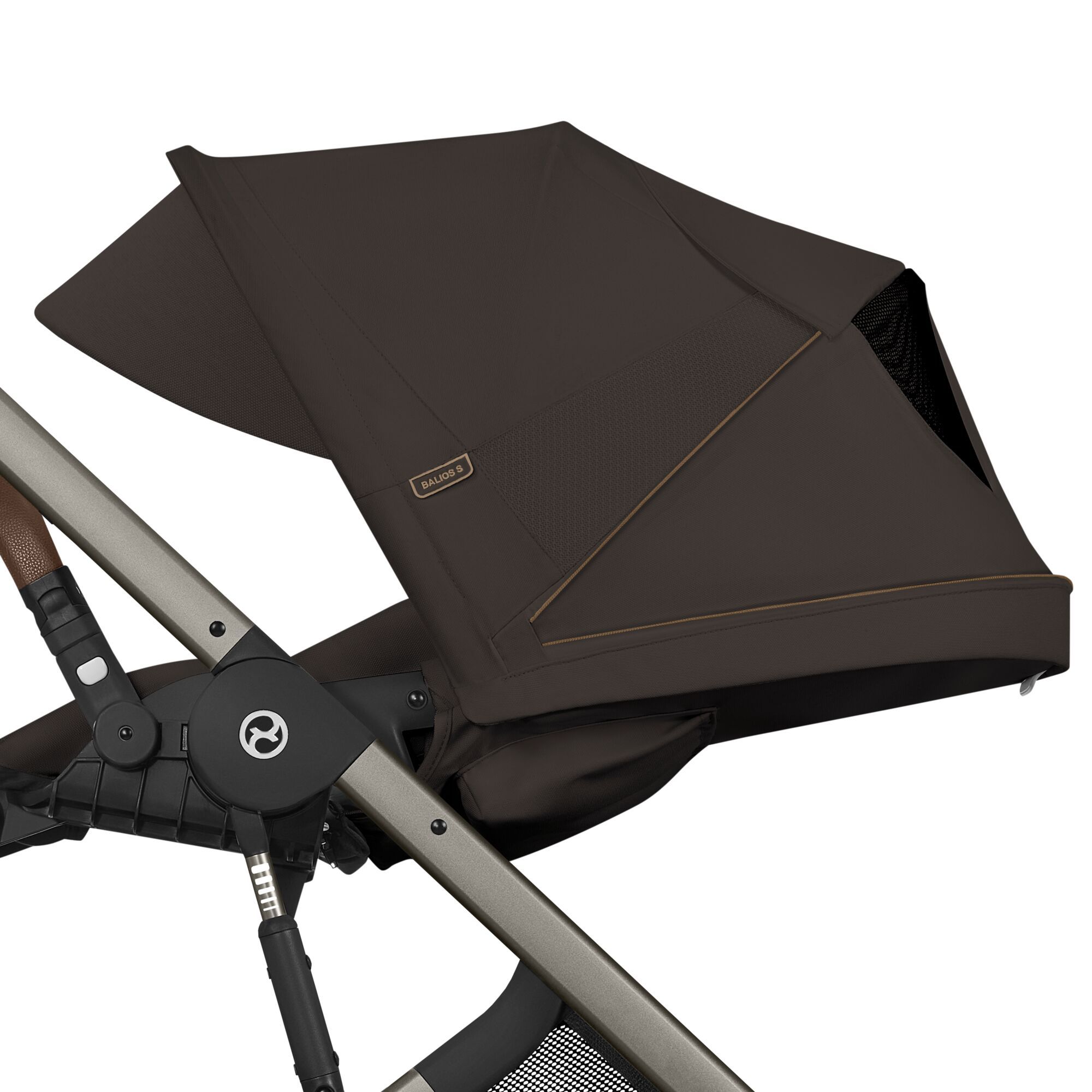 NEW Коляска 2 в 1 Cybex Balios S LUX 2026 Chocolate Brown с дождевиками