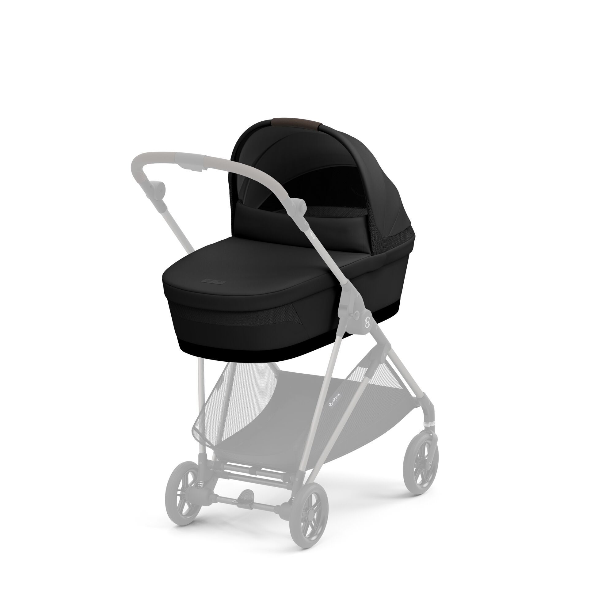 Cybex Спальный блок для коляски Melio, Magic Black с дождевиком